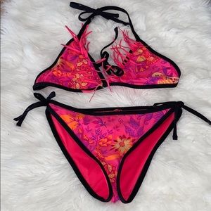 Nanette lepore Two piece swimsuit Sz 10 kid